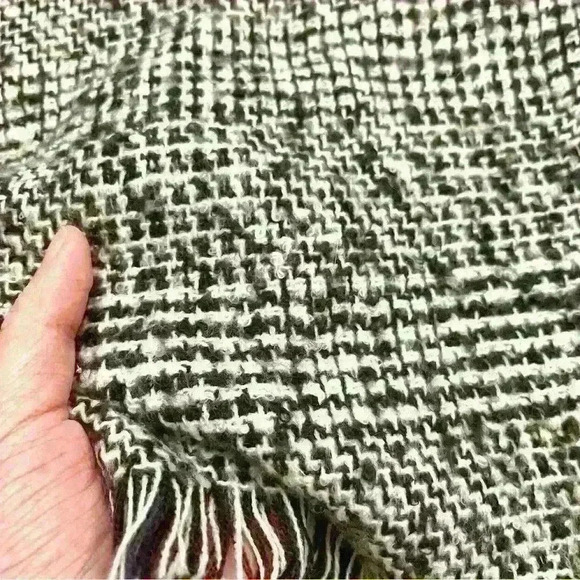 Scarf Great North Double Side Chunky Navy & Red Plaid Large Winter  Scarf. - Picture 12 of 13